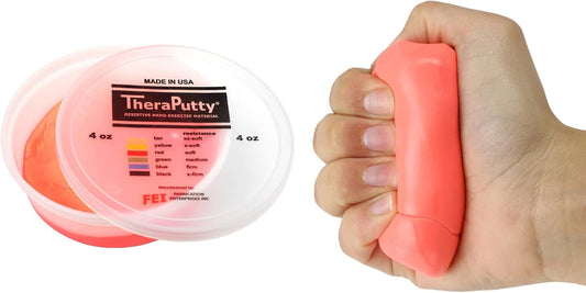 CanDo TheraPutty Standard Hand Exercise Putty For Rehabilitation, Exercises, Hand Therapy, Occupational Therapy, Hand Strengthening, Improve Motor Skills, Stress Relief