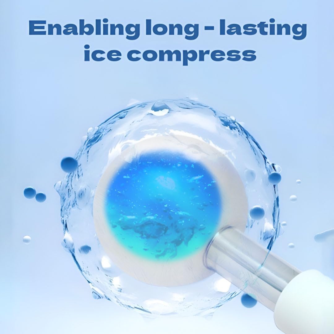 Ice Globes for Face & Eyes, Unbreakable Stainless Steel Cryo Massagers for Skincare Routines, Multifunctional Cold Roller Cooling Globes for Puffiness, Sagging Skin, Fine Lines, and Facial Relaxation