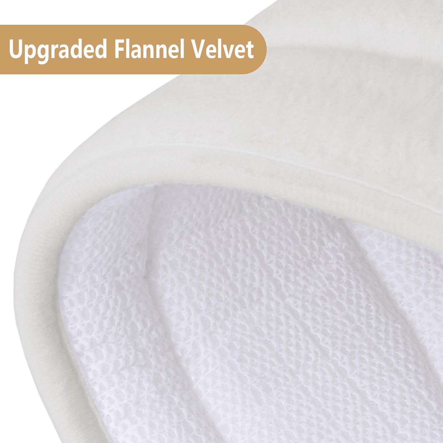 Buganda Memory Foam Bathroom Rug Mat 59x24, Extra Soft and Absorbent Bath Mats, Non-Slip and Machine Washable Bath Rugs for Bathroom Floor,Tub and Shower, Ivory