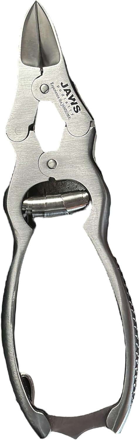 Large Surgical-Grade Toe Nail Clippers - Heavy Duty Double Action Mycotic - Jaws Podiatry Stainless Steel Toenail Clippers for Thick Toenails - Ingrown Cuticle Nippers - Manicure Pedicure Tools