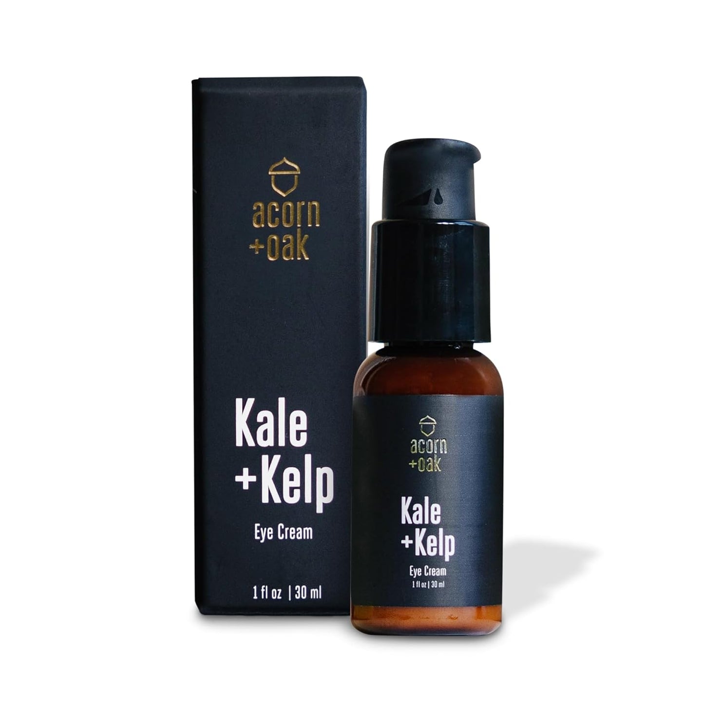 acorn+oak Eye Cream - Under Eye Cream for Dark Circles and Puffiness, Anti-Aging Skin Care with Aloe, Niacinamide, & Hyaluronic Acid to Firm Skin and Reduce Wrinkles, Soothing Face Cream (1 fl oz)