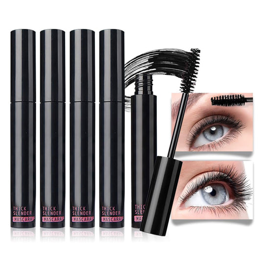 5 Pack Mascara Bulk, Multipack Mini Black Mascara Pack for Women, Waterproof Voluminous Original Volume Building Eyelash Makeup Set, Lengthening, Defining, Curling, Multiplying, Cruelty Free
