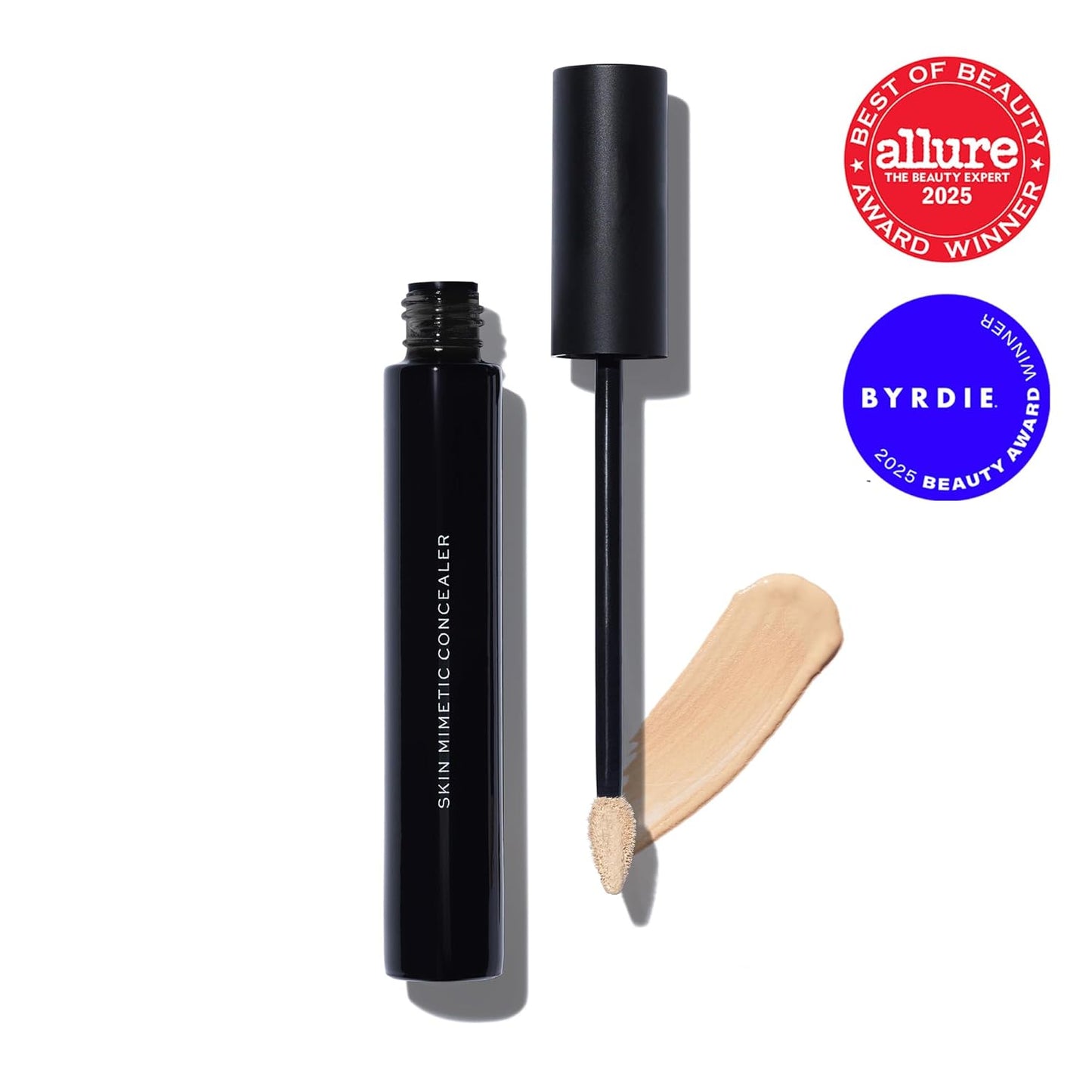 MAKE Beauty Skin Mimetic Concealer Buildable Medium Coverage Hydrating Concealer for Dark Circles Spot Concealing Brightening Crease-Free, Including Mature Skin. Radiant Finish. 04 Light Warm