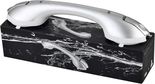 Suction Grab Bars for Bathtubs and Showers, Heavy Duty Shower Handle Removable Shower Handrails for Kids, Bathroom Safety Grip Waterproof(Silver)