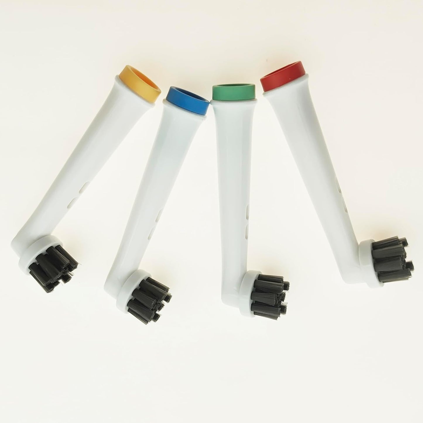 Replacement Toothbrush Heads Compatible with Oral-B Braun Electric Toothbrushes Adults, Black, Bamboo-Charcoal Infused Bristles Refills for Oral B Handles 3756 3757 3744 3765 3709 4729 (16)