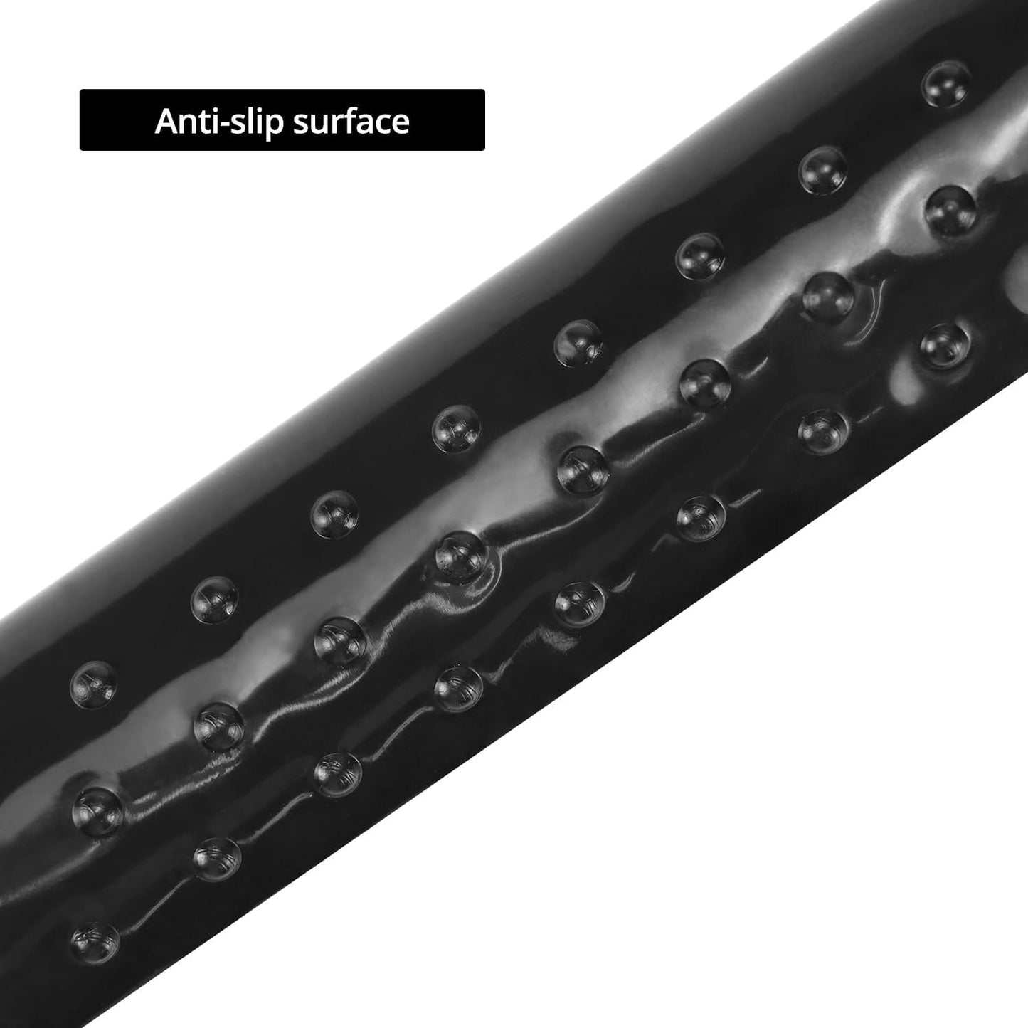 QWORK 2 Pack Folding Grab Bars for Stairs & Doorways, Flip-Up Assist Handle for Seniors, Handicap, Limited Mobility, Door Assistant Support Grip Handle, 300 lbs Capacity, Doorway Stair Assist Grab Bar