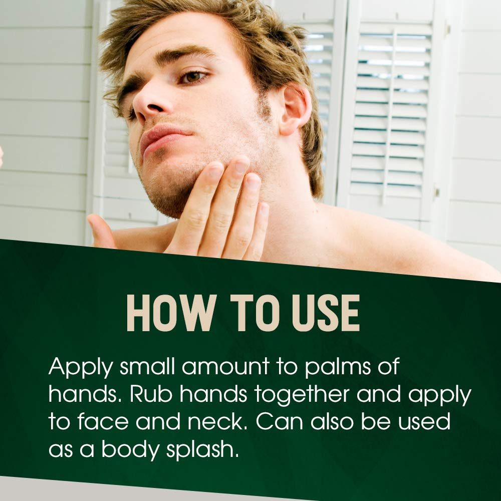 Clubman Lustray Draggon Noir Eau De Toilette, Post Shave Lotion, Soothes Skin After Shaving, 14 fl oz