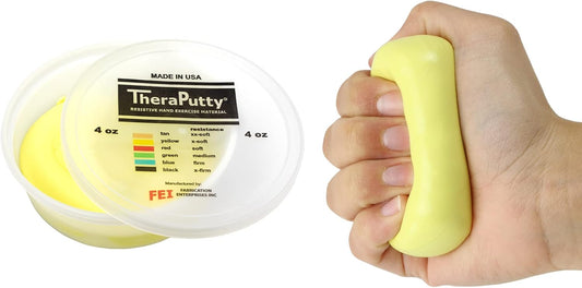 CanDo TheraPutty Standard Hand Exercise Putty For Rehabilitation, Exercises, Hand Therapy, Occupational Therapy, Hand Strengthening, Improve Motor Skills, Stress Relief