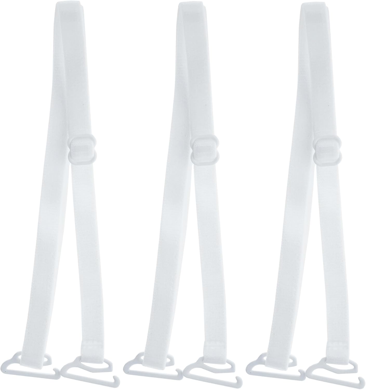 Magicmode 3 Pairs Bra Strap Replacement Elastic Adjustable Removable Multi Color