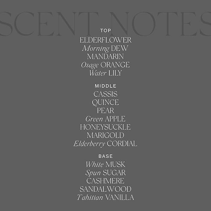 Antica Farmacista Home Ambiance Diffuser - Long-Lasting Reed Scent Diffuser - Luxury Room Freshener Gift - Elderflower, 8.45 fl oz