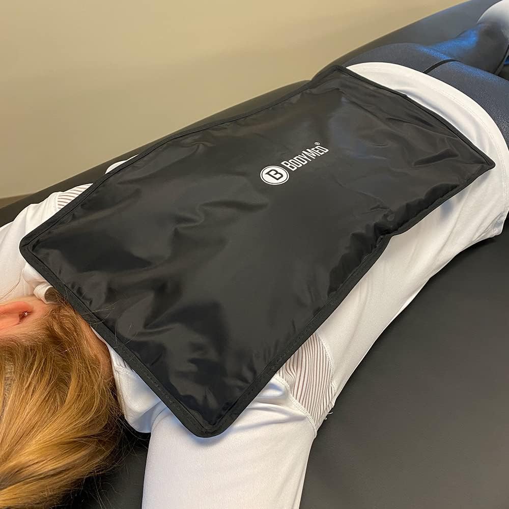 BodyMed Reusable Gel Ice Pack Cold Compress for Back, Shoulder, Neck, & Knee - Professional Grade Cold Therapy for Injuries, Aches, Swelling, Bruises, Sprains - 21 in. x 11 in. (Oversize)