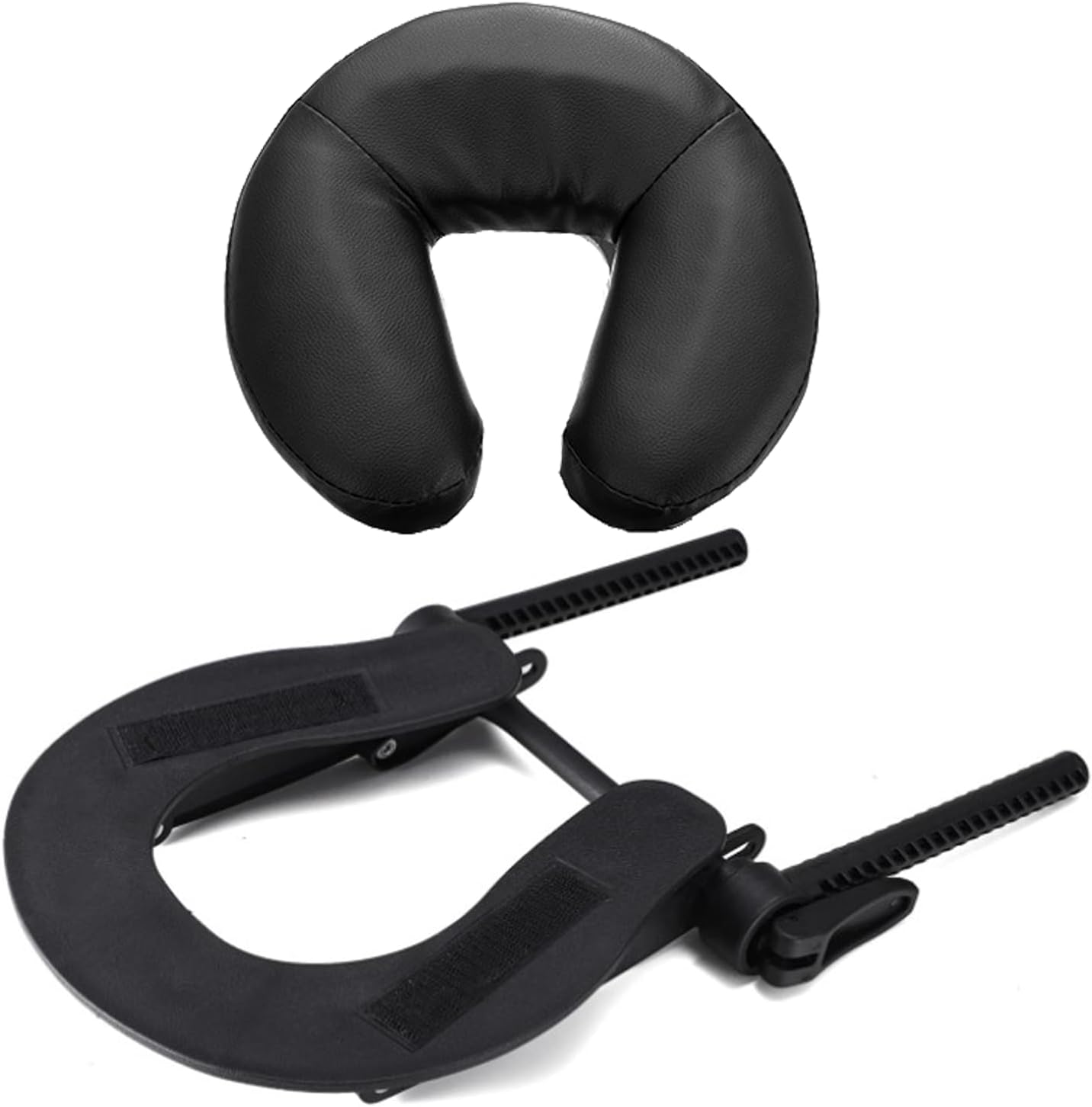 Universal Massage Table Face Cradle & Cushion, Adjustable Massage Chair Spa Bed Headrest & Face Pillow Support, Elastic Memory Foam Face Pillow Set Massage Table Accessories Massage Equipment