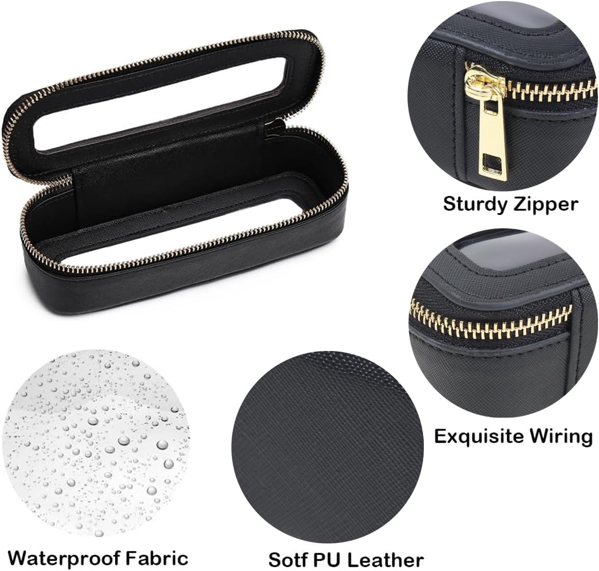 Travel Clear Makeup Bag Set, TSA Approved Cosmetic Bag Case with Zipper Portable Makeup Pouch Toiletry Bag Women Traveling Cosmetic Organizer Storage Bag Car Organizer Car Essentials for Women