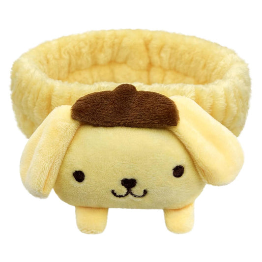 Kawaii Spa Headband for Washing Face, Cute Yellow Headband for Make Up, Washing, Party, Soft Headband for Woman Girls