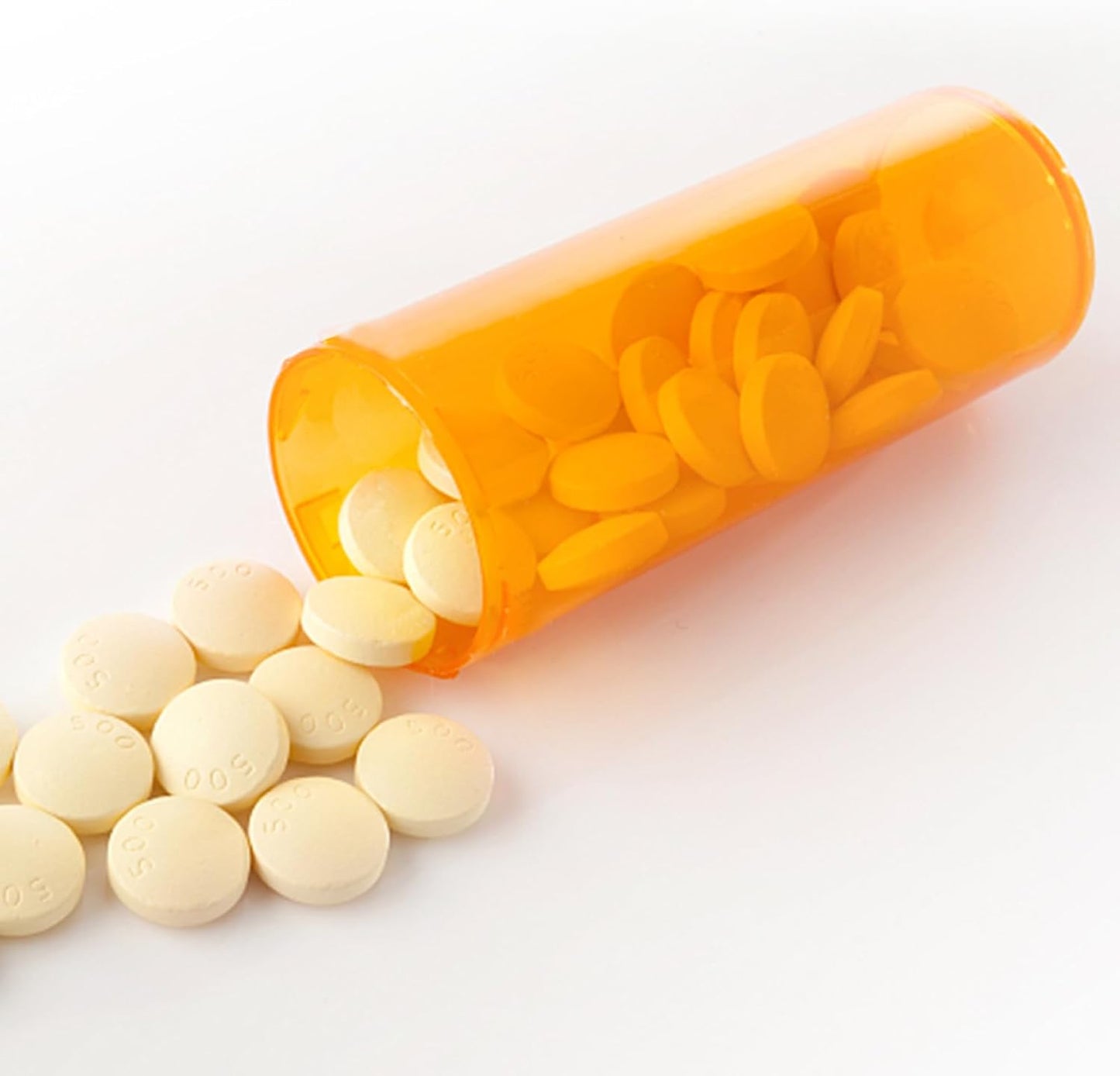 Empty Plastic Pill Bottles with Easy Open Caps (Not Child Resistant), Prescription Medication Vials, Clear Containers Pill Cases Dispenser Organizers (12pcs) (60 Dram)