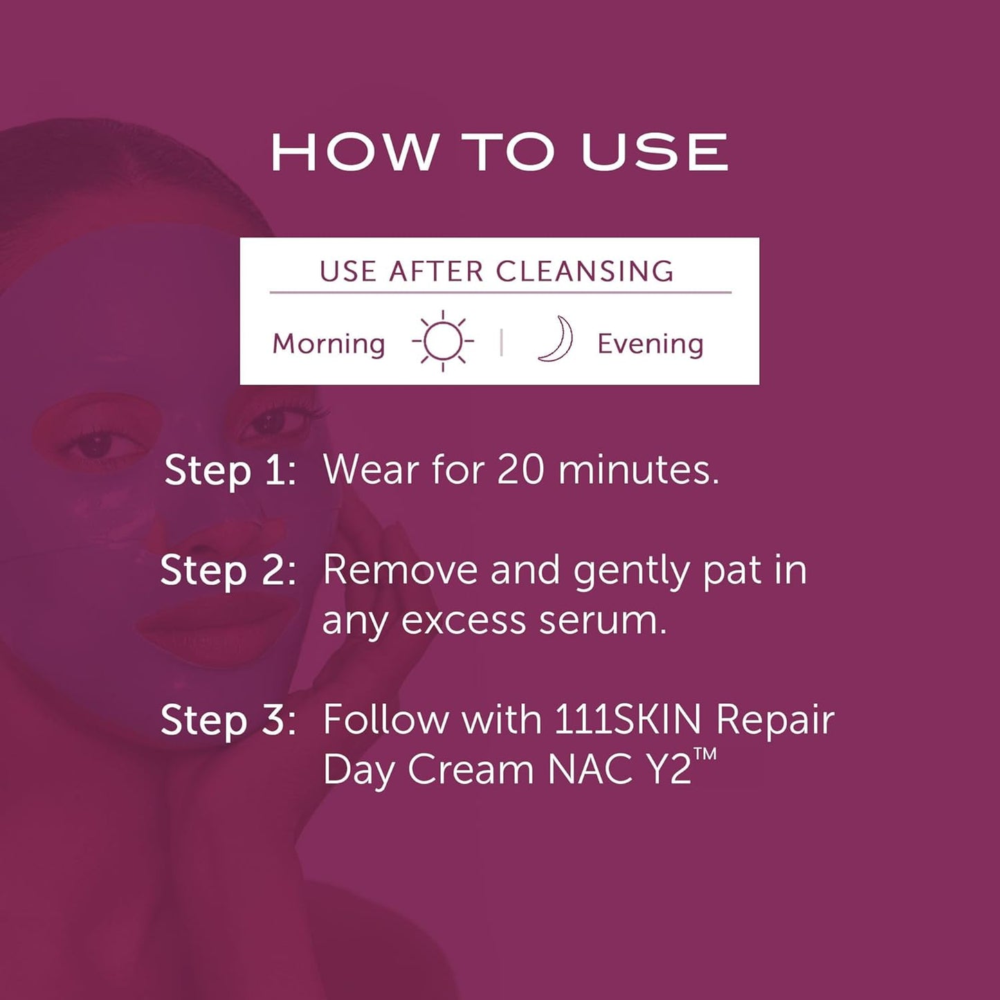 111SKIN Celestial Black Diamond Lifting and Firming Treatment Mask - Anti-Aging - Tone, Tighten, Retexturize Complexion - Fragrance Free - Set of 5 (2.5 oz each) - Face Mask