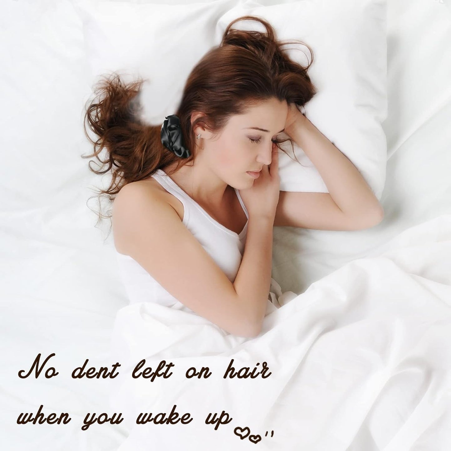 Lolalet Scrunchies for Women, Satin Hair Scrunchies Softer Than Silk Hair Ties for Hair Sleep, Big Scrunchy Ponytail Holder with Elastic Hair Bands for Girls Thick Thin Curly Hair -6 Pack, Style F