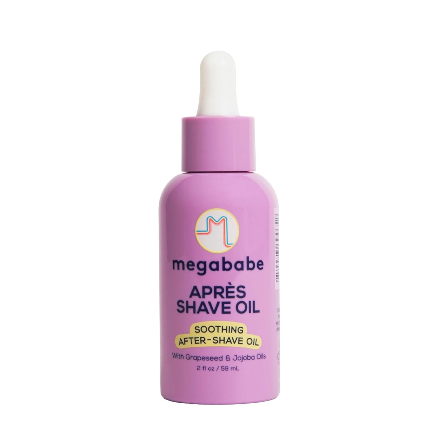 Megababe Après Shave Oil | Soothing After-Shave Oil | with Grapeseed & Jojoba Oils | 2 fl oz