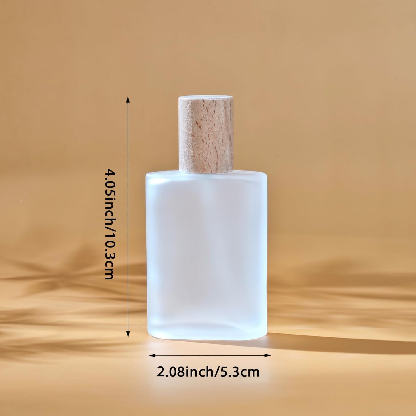 50ml/1.7 Oz Glass Spray Bottle Perfume Atomizer,Perfume Travel Refillable Spray Bottle Empty with 3 Kinds of Dispenser (B3)