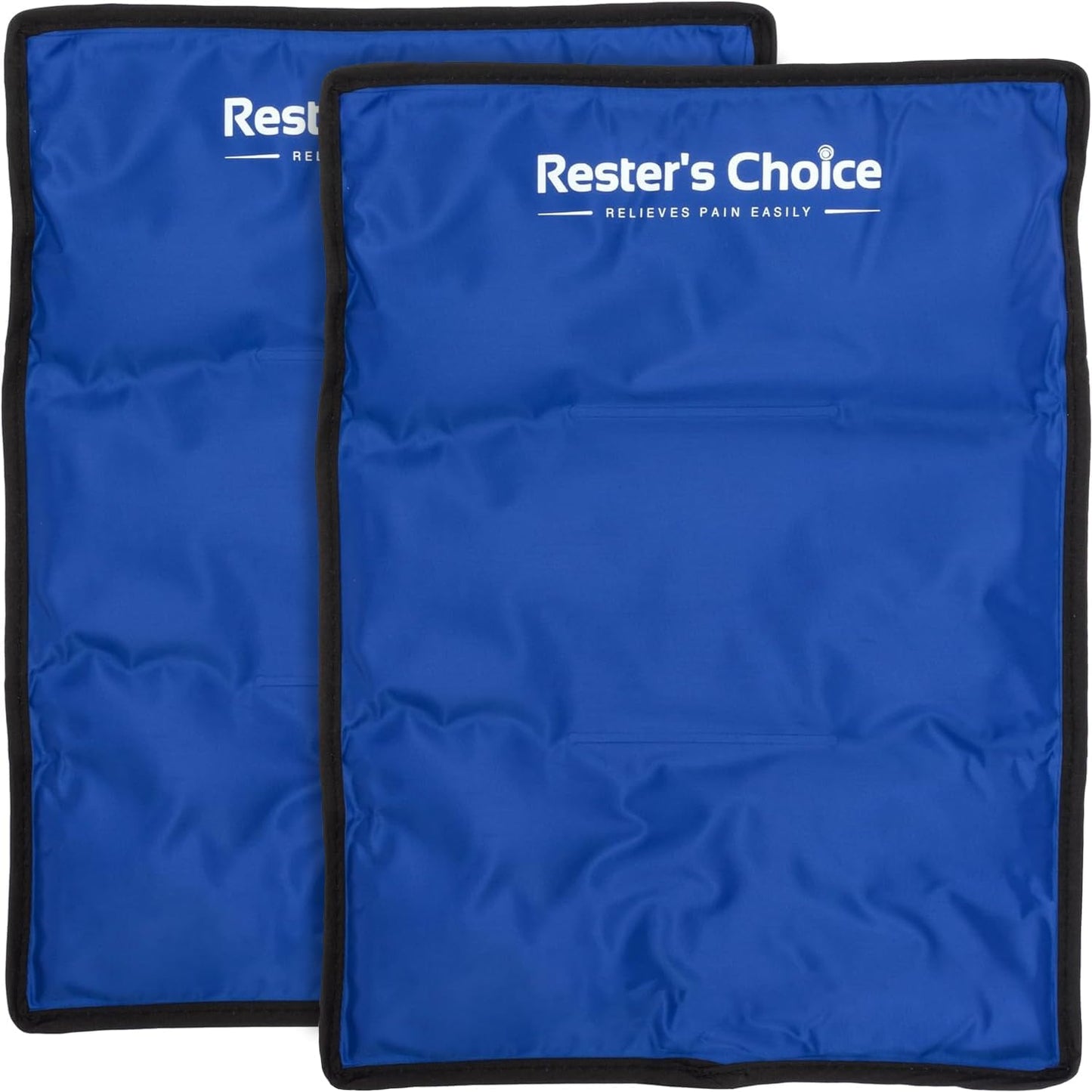 2 Pack Large Ice Packs for Injuries | 11" x 14.5" | Hot & Cold Pack | Reusable Gel Pack, Durable Construction, & Flexible When Frozen