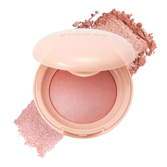 Luminous Blush Powder-Multi-Use Formula, Ultra-Fine & Smooth, Longer-Lasting Wear with Natural Luminous Glow (04#)