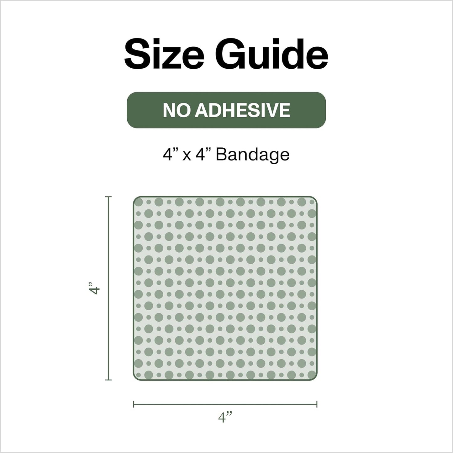 PowerHeal Bioelectric Bandage Kit for Wound Care & Healing – Single Layer, No Adhesive Includes Wound Hydrogel, Can Be Cut to Fit – for Cuts, Abrasions, Blisters, Burns – 3-Pack, 4” x 4”