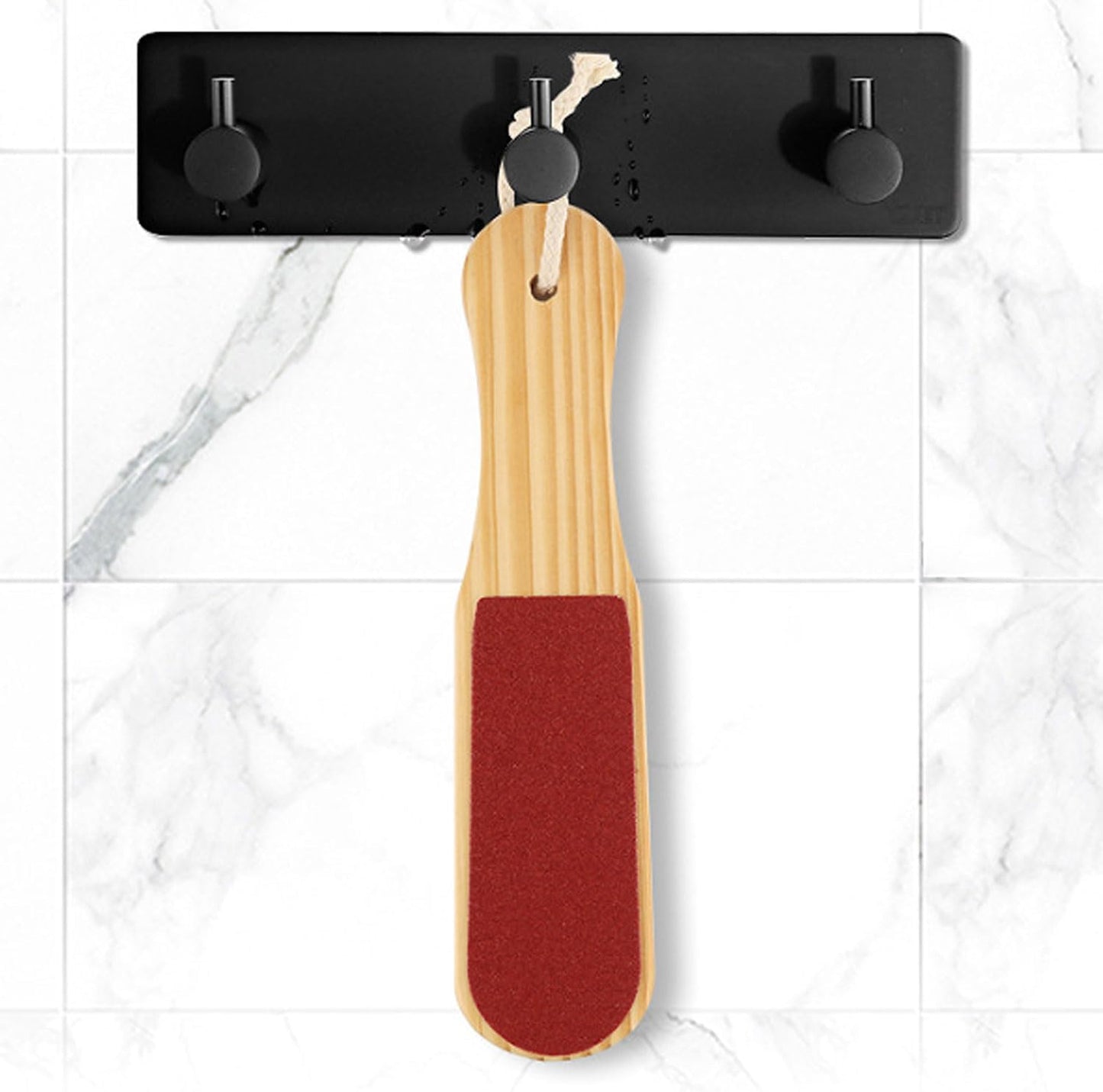 Foot rasp Foot File and Callus Remover. Best Foot Care Pedicure Surface Tool to Remove Hard Skin. Can be Used on Both Wet and Dry feet,Wood Foot File