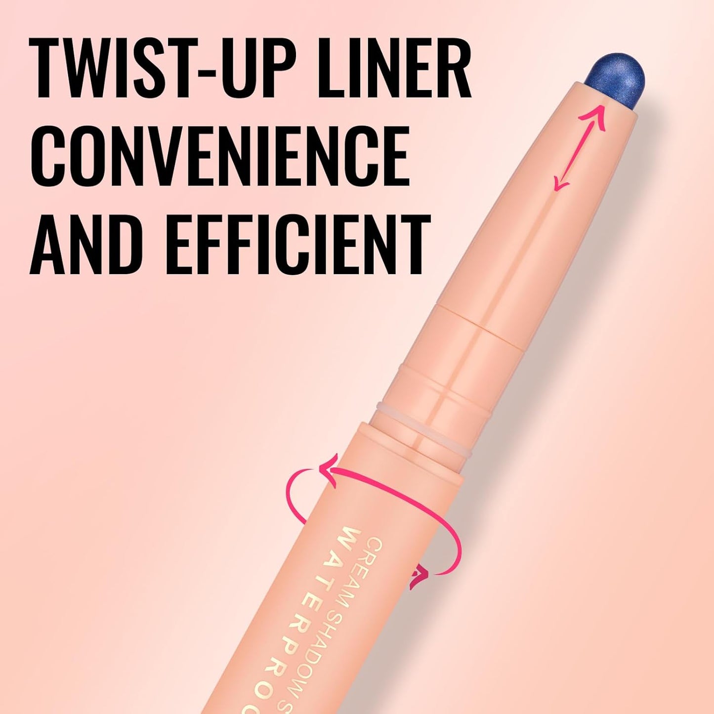 Oulac Waterproof Eye Shadow Stick Smooth and Long Lasting, Shimmering Glitter Finish, Blendable Eyes Makeup, Vegan & Cruelty-Free 1.25g, 18 Careless Whisper