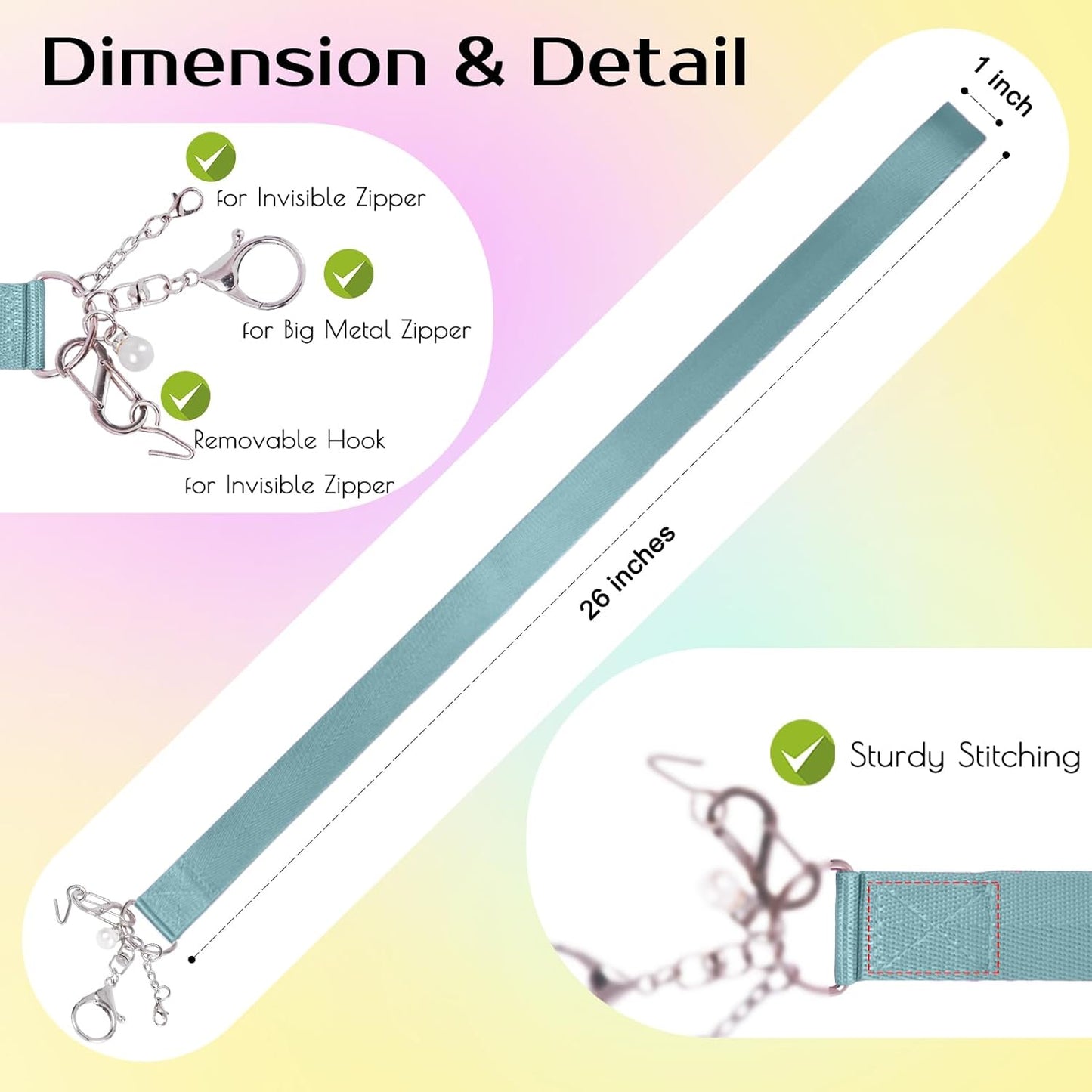 Zipper Helper Bracelet Helper Tool Set, Zipper Puller Helper Dresses Zipper Pull Helper Back Zipper Puller for Overweight, Elderly, Disabled, Individuals or Travel, Gifts for Women Mom