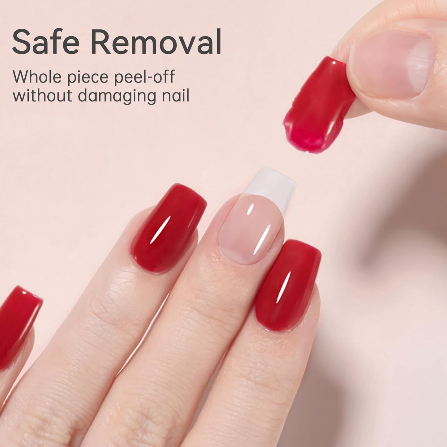 Born Pretty Peel Off Base Gel, Peelable Base Gel Coat for Gel Polish, Peelable Clear Foundation for Use with U V LED Nail Lamp, Nail Practice U V Nail Lamp Required Perfect for Beginners 15ML