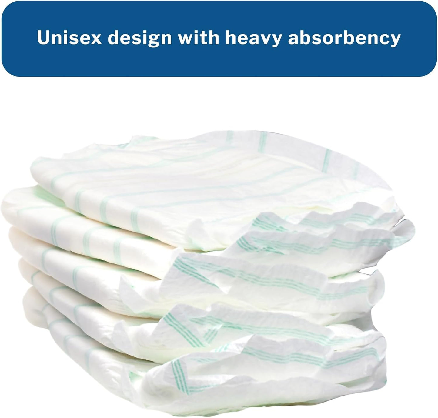 McKesson Incontinence Pads for Adult Women and Men [Pack of 80] Bladder Control and Postpartum Liners, Heavy Absorbency