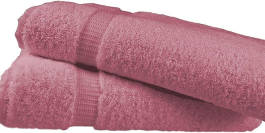 SALBAKOS 100% Turkish Cotton Extra Large Bath Sheet Set of 2 35x70 inch | Heirloom Quality | Hotel & Spa Collection | Soft, Absorbent Oversize Bath Towels | Made in Turkey (Rose, 2 Bath Sheets)