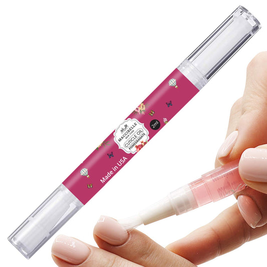 Maccibelle Pomegranate Pure Cuticle & Nail Oil Pen 2ml Heals Dry Cracked Cuticles.