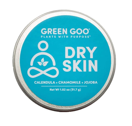 Green Goo Natural Skin Care for Eczema, Psoriasis, Cracked Hands and Feet, Black, Dry Skin, 1.82 Ounce