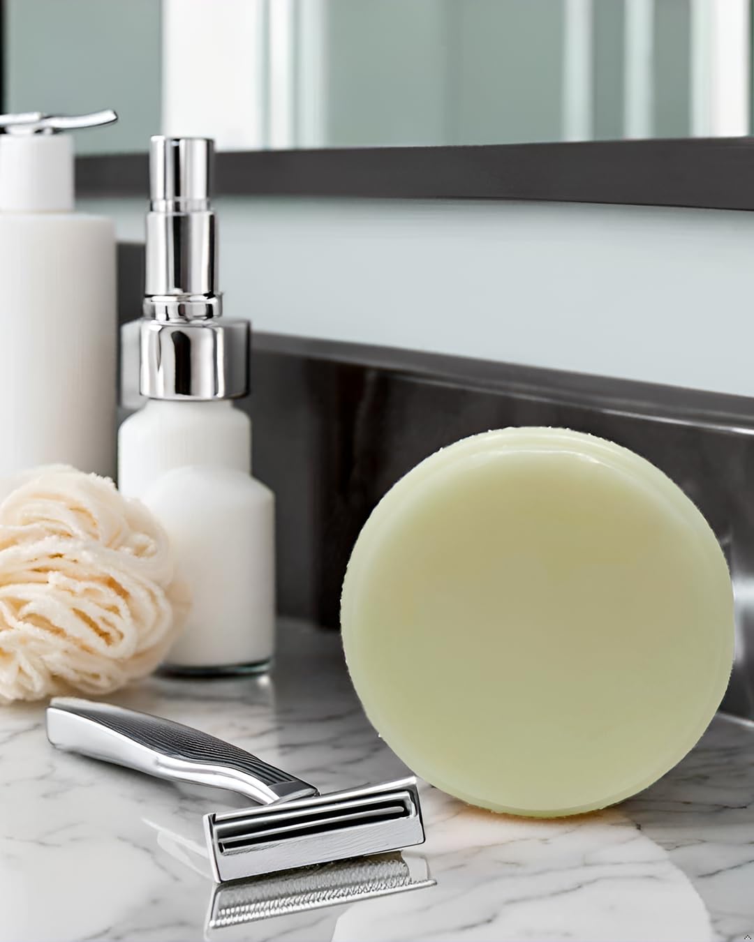 Women's Fragrance Free Shea Butter Shaving Soap – Ideal for Sensitive Skin, Long Lasting, and Perfect for Shaving Legs – Moisturizes and Rehydrates Skin (Pack of 3)