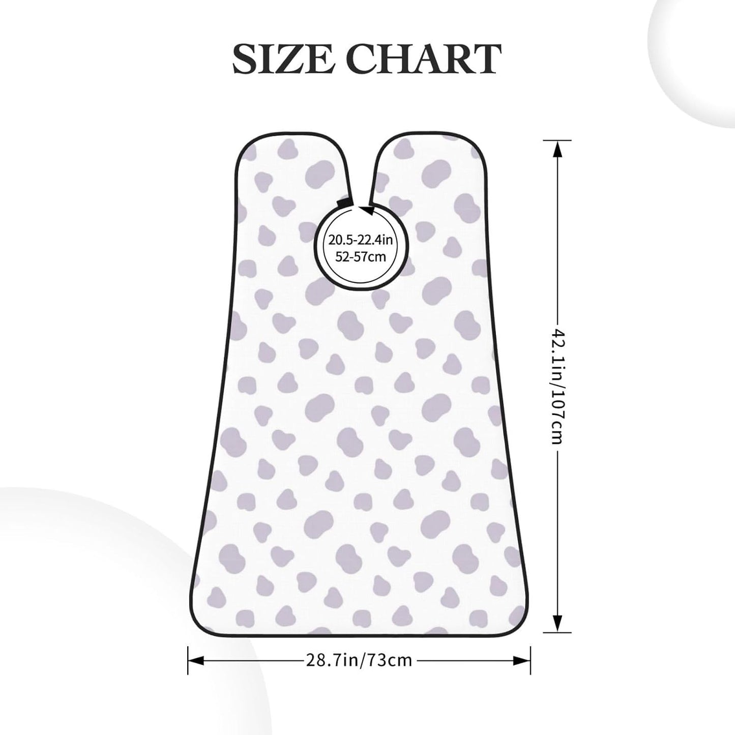 Beard Trimming Catcher Apron, Waterproof Non-Stick Grooming Bib for Shaving, Ideal for Men Dad Father’s Day, Cute Cartoon Pandas Shave Bib