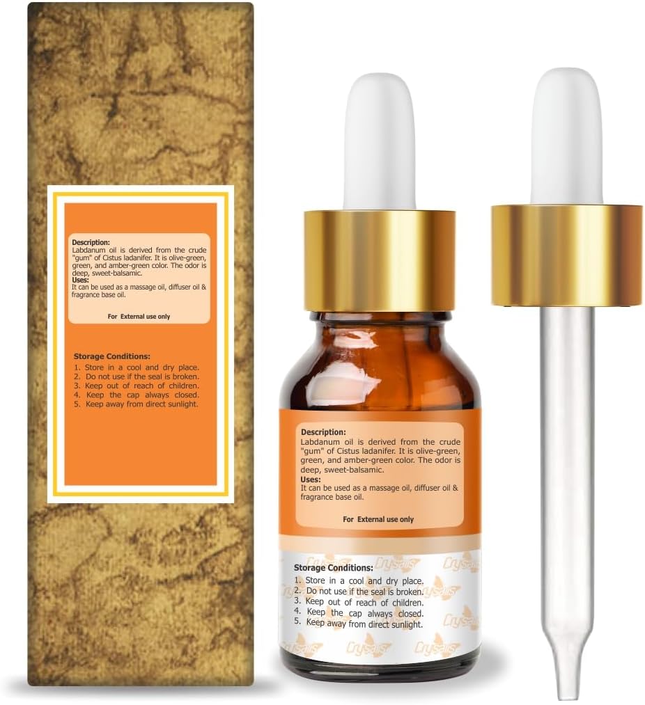 Crysalis Oil - 1.01 Fl Oz (30ml) (1.014 Fl Oz, Labdanum)