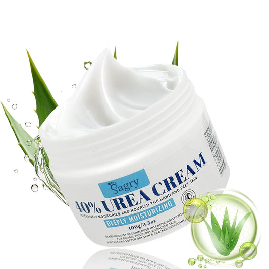 Urea Cream 40 Percent for Feet Maximum Strength, Foot Cream for Dry Cracked Heels Feet Knees Elbows Hands, Urea 40% Cream for Deep Moisturizes, Callus Remover, Heel Crack Repair
