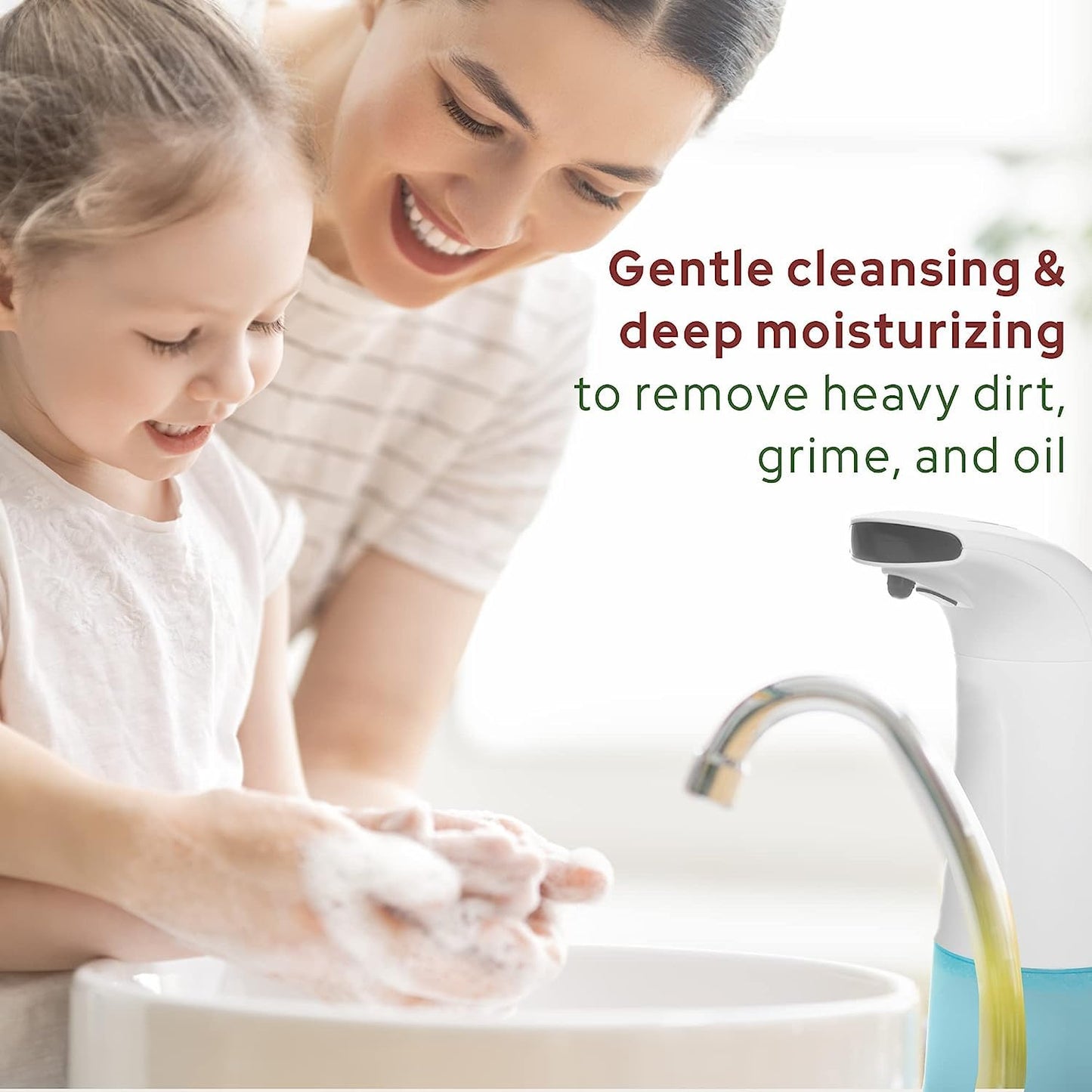 Foaming Hand Soap Refills with Essential Oils | Rain Drops | Gentle, Moisturizing | Biodegradable Formula | Made in USA | 128 Fl Oz (1 Gallon) |