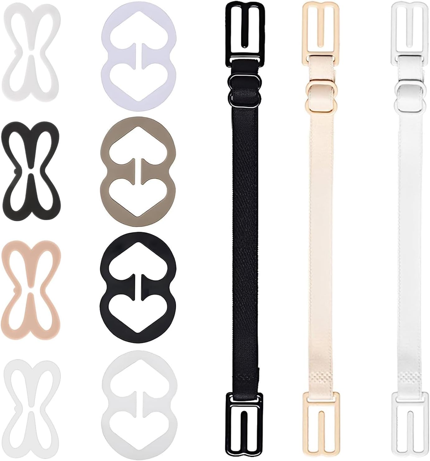 Bra Strap Clips Holder, Bra Clips to Make Racerback, Bra Strap Holders for Slip, Bra Clips for Conceal Straps - Bra Converter Cleavage