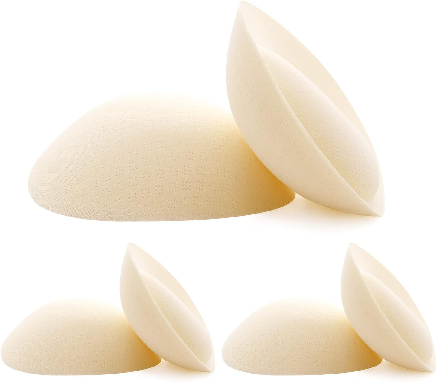 FOOT OF THE TREE Super Thick Bra Pads Inserts 3 Pairs Removable Breast Enhancers Push Up Bra Cups Paddings