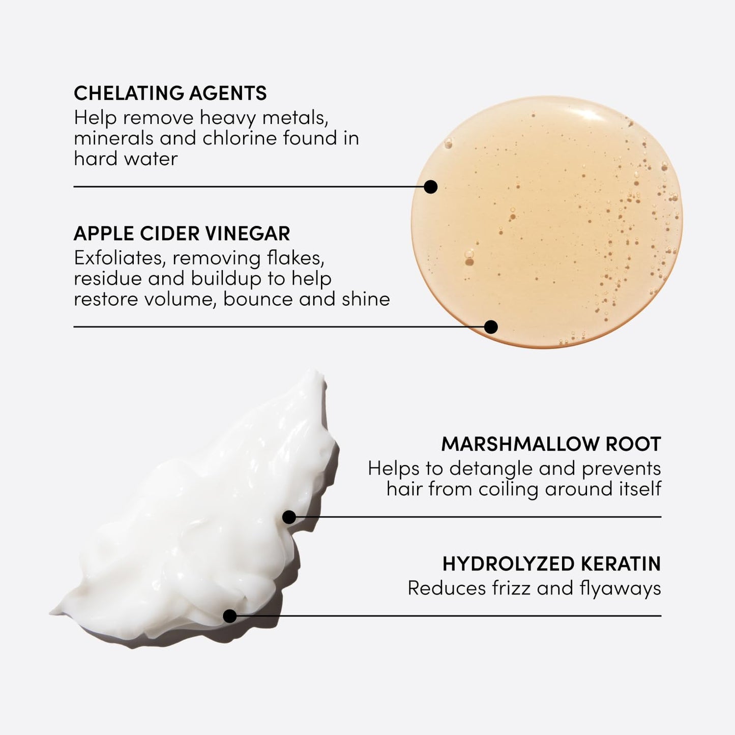 OUAI Detox Shampoo & Thick Hair Conditioner Bundle - Clarifying Shampoo for Build Up, Dirt, Oil, Product and Hard Water & Moisturizing Conditioner for Thick Hair (2 Count)