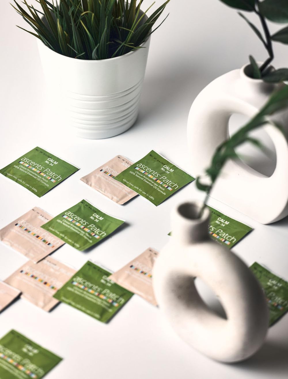 Nausea Relief No. 44 Patches | Essential Oil Blend Natural Aromatherapy Stickers | Non-Metallic Safe for MRI, Peel and Stick Anti-Nausea Aroma Patch for Motion Sickness or Vomiting,10 Patches