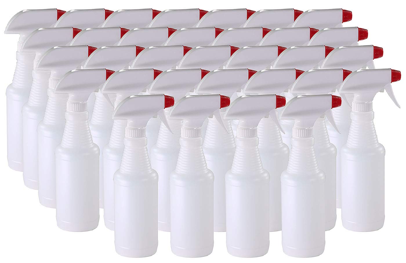 Pinnacle Mercantile Plastic Spray Bottles Leak Proof Technology Empty 16 oz Value Pack of 152 Made In USA