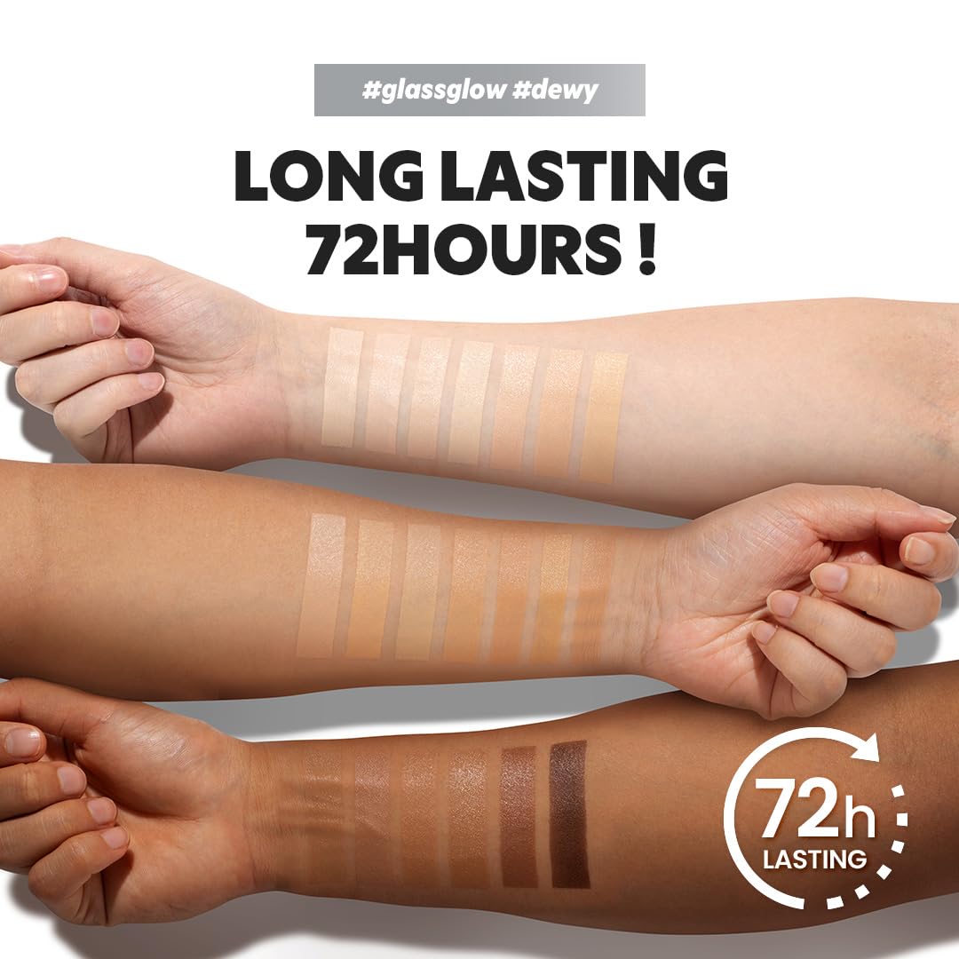 TIRTIR Mask Fit Aura Silver Cushion Foundation | Semi-glow Finish, Natural Coverage, Moisturizing, Lightweight, Korean cushion foundation (#23N Sand, Full Size, 0.63 Fl Oz)