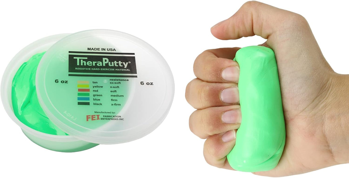 CanDo TheraPutty Standard Hand Exercise Putty For Rehabilitation, Exercises, Hand Therapy, Occupational Therapy, Hand Strengthening, Improve Motor Skills, Stress Relief