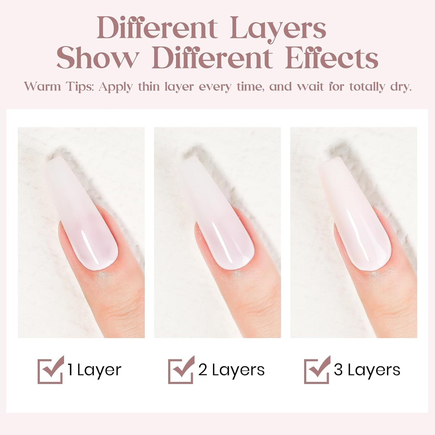 MIZHSE Quick Dry Nail Polish, Pink-White Nail Polish Non Gel Air Drying Fast, 15 ml Regular Nail Lacquer Glossy Finish Nail Art Manicure DIY Home