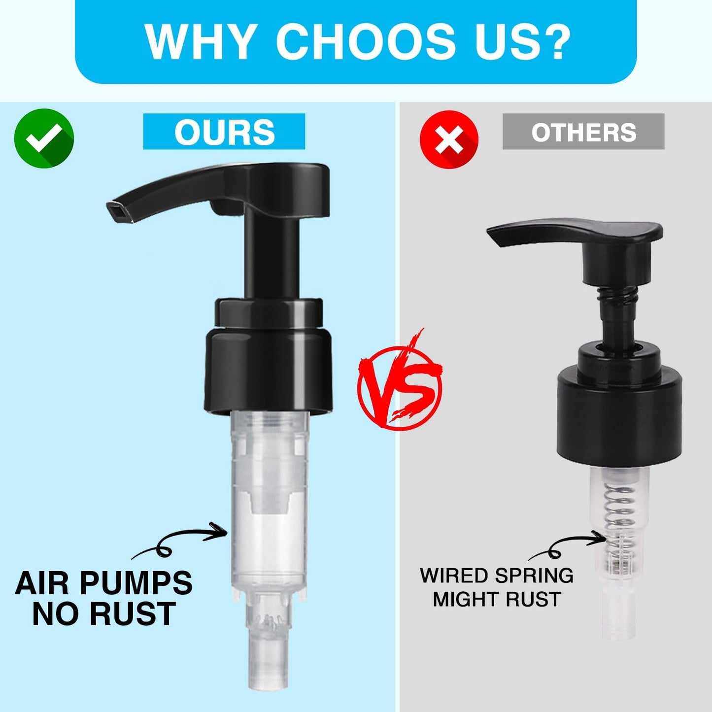 4-Pack Shampoo Pump for Liter 33.8 oz Shampoo and Conditioner, Pump Dispenser Fits Most Salon Brand Bottles with 1-inch Wide Opening, White Replacement Pump for Hair Products, Body Wash, Lotion, Gel