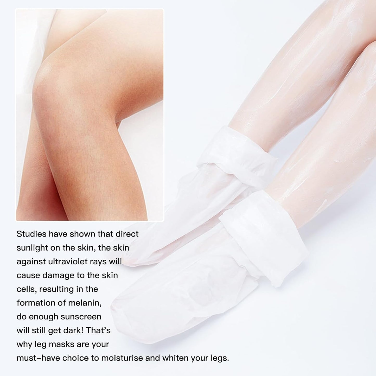 3 Pairs Hydrating Long Leg Feet Mask,Long Leg Feet Masque,Feet Peeling Mask,Moisturizing Nourishing Exfoliating Foot Mask for Women