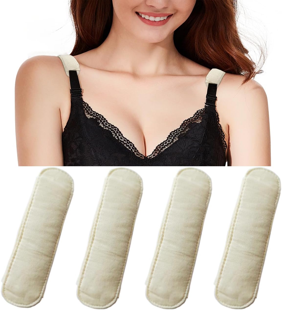 4 Shoulder strap pads Shoulder pain relief pads for bra shoulder strap cushioning Shoulder pads